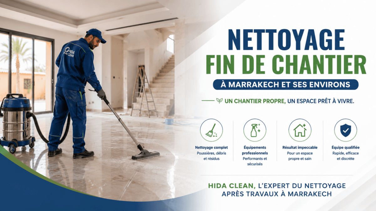 Construction cleaning services in Marrakech
